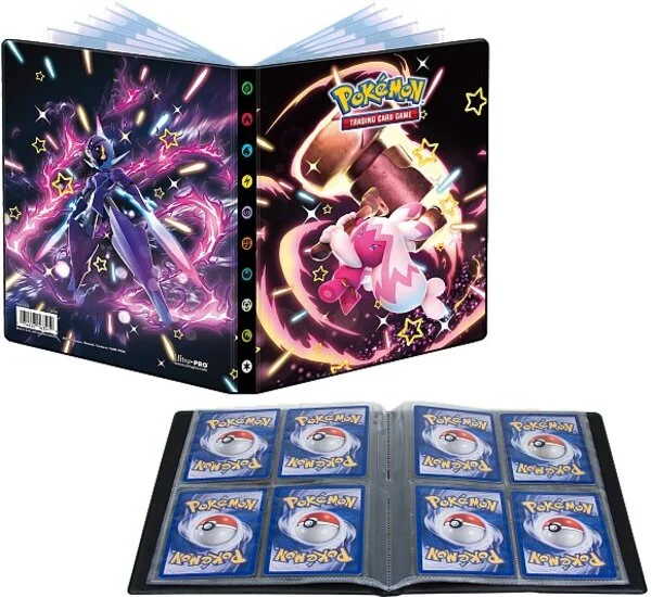 Accesorii TCG - Binder Pokemon Up: Album GS SV4.5 Paldean Fates - 4 Pocket A5 (80 cartonase)