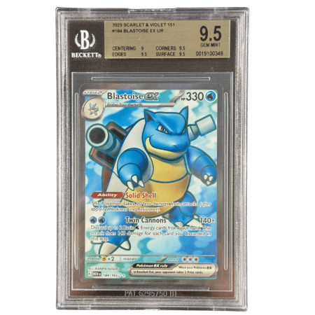 GRADED Cards - Blastoise (MEW184) | Graded BGS 9.5 [GEM MINT] - Pokemon 151