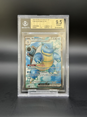 BGS Cards - Blastoise (MEW184) | Graded BGS 9.5 [GEM MINT] - Pokemon 151