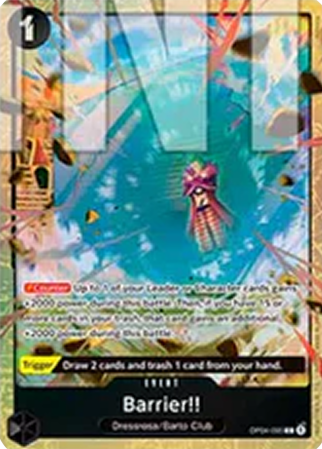 Cartonase - Barrier!! (OP04-095) - NM | One Piece TCG: Promos