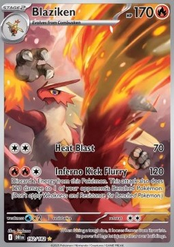 RAW Cards - Blaziken (DRI192) - NM | Pokemon Destined Rivals