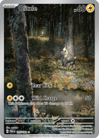 RAW Cards - Blitzle (PAR195) - NM | Pokemon Paradox Rift