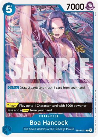 Cartonase - Boa Hancock (EB04-027) - NM | One Piece The Azure Sea's Seven