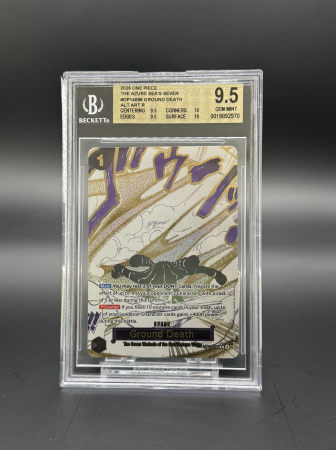 GRADED Cards - Ground Death (OP14-096) (V.2) - Graded BGS 9.5 [GEM MINT] | One Piece: The Azure Sea's Seven