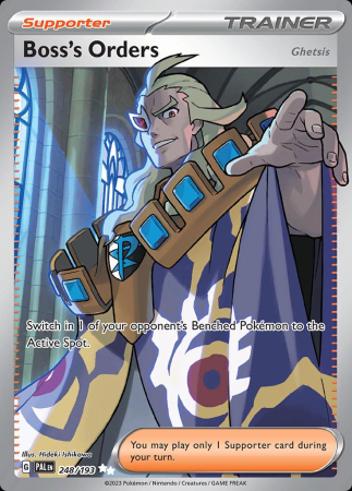 RAW Cards - Boss's Orders (PAL248) - NM | Pokemon Paldea Evolved