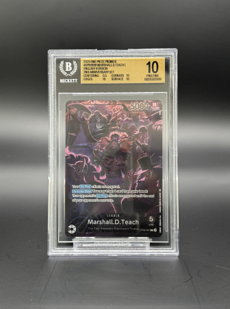 GRADED Cards - Marshall.D.Teach (OP09-081) - Graded BGS 10 [PRISTINE] | One Piece: Promos