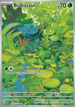 RAW Cards - Bulbasaur (MEW166) - NM | Pokemon 151