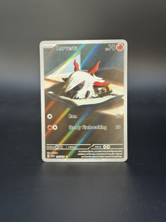 RAW Cards - Larvesta (SSP 196) - NM | Pokemon Surging Sparks