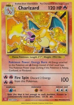 RAW Cards - Charizard (CLC003) - NM | Pokemon  Charizard & Ho-Oh ex Deck
