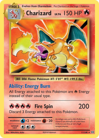 Cartonase - Charizard (EVO11) holo - EX- | Pokemon Evolutions