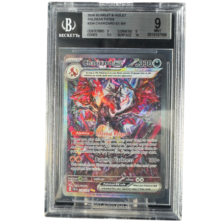 GRADED Cards - Charizard ex (PAF234) - Graded BGS 9 [MINT] | Pokemon Paldean Fates