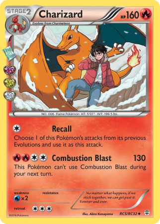Pokemon XY: Generatons - Charizard (GEN RC5) - NM- | Pokemon Generations