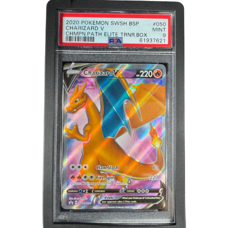 PSA Cards - Charizard V (SWSH050) | Graded PSA 9 [MINT] - Pokemon SWSH Black Star Promos