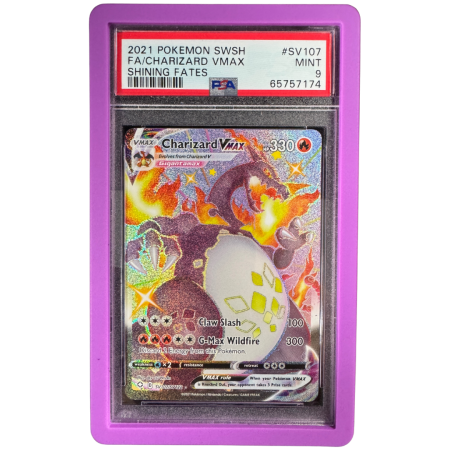 PSA Cards - Charizard Vmax (SHF SV107) - Graded PSA 9 [MINT] | Pokemon Shining Fates