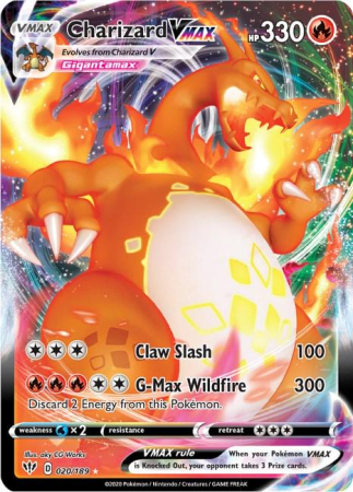 RAW Cards - Charizard VMAX (DAA20) - Pokemon Darkness Ablaze