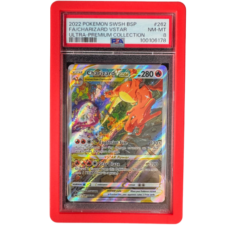 PSA Cards - Charizard Vstar (SWSH262) - Graded PSA 8 [NM-MT] | Pokemon SWSH Black Star Promos