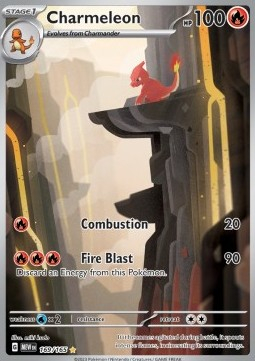 RAW Cards - Charmeleon (MEW169) - NM | Pokemon 151