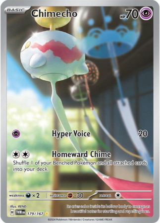 RAW Cards - Chimecho (TWM179) - NM | Pokemon Twilight Masquerade