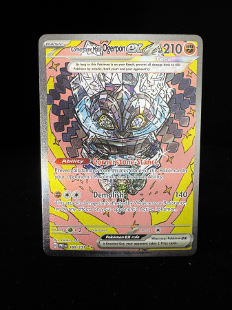 Cornerstone Mask Ogerpon ex (PRE160) - NM | Pokemon Prismatic Evolutions [1]