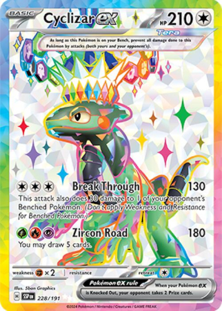 Cartonase - Cyclizar ex (SSP228) - NM | Pokemon Surging Sparks