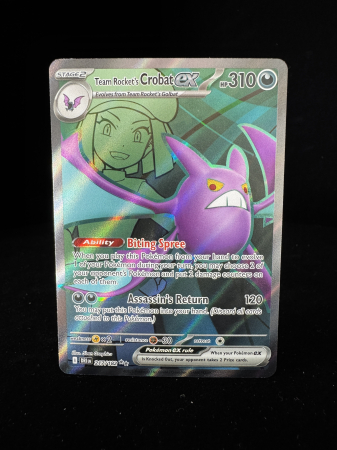 Team Rocket's Crobat ex (DRI217) - NM | Pokemon Destined Rivals [1]