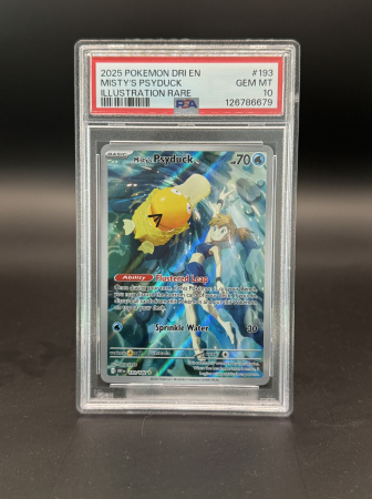GRADED Cards - Misty's Psyduck (DRI 193) - Graded PSA 10 [GEM MINT] | Pokemon Destined Rivals