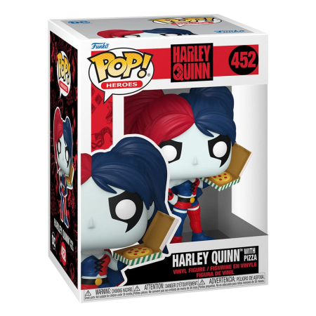 DC Comics: Harley Quinn Takeover POP! Heroes Vinyl Figure Harley with Pizza 9 cm [1]