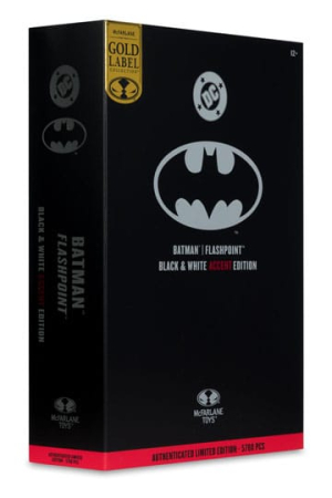 DC Multiverse Action Figure Batman (Flashpoint) (Black & White Accent Edition) (Gold Label) 18 cm [8]