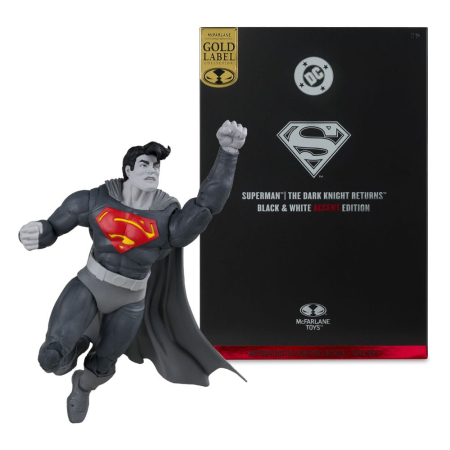 DC Multiverse Action Figure Superman (The Dark Knight Returns) (Black & White Accent Edition) (Gold Label) 18 cm [5]