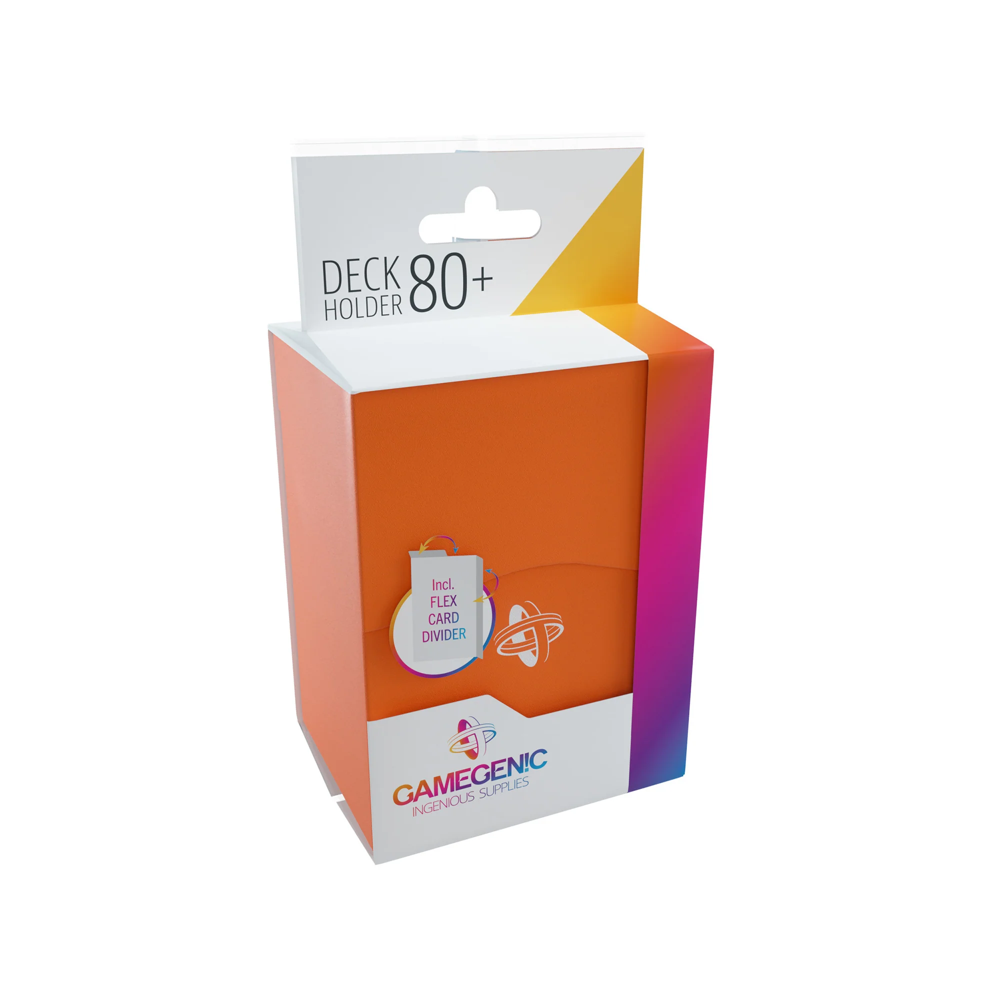 Deck Holder Gamegenic - 80+ Card Pack Protection (Orange) [5]