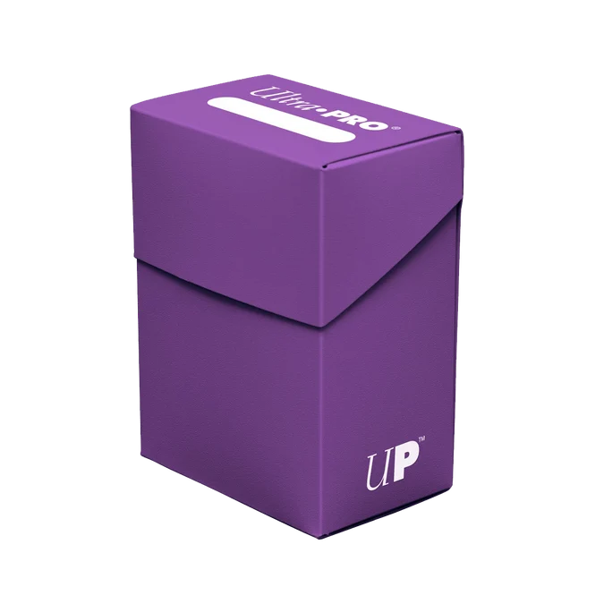 Deck Holders - Ultra PRO Solid Deck Holder – 80-Card Deck Protection (Purple)