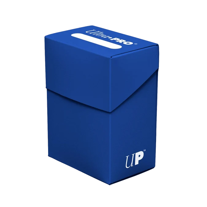 Deck Holders - Ultra PRO Solid Deck Holder – 80-Card Deck Protection (Pacific Blue)