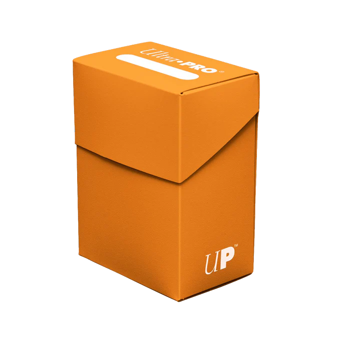 Deck Holders - Ultra PRO Solid Deck Holder – 80-Card Deck Protection (Orange)