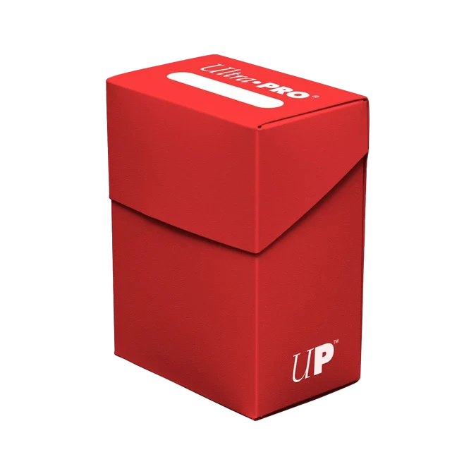Deck Holders - Ultra PRO Solid Deck Holder – 80-Card Deck Protection (Red)
