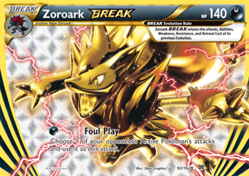 RAW Cards - Zoroark BREAK (BKT 92) - EX| Pokemon BREAKthrough