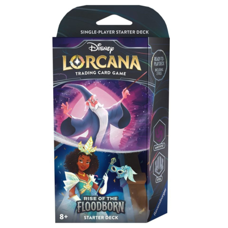 Disney Lorcana TCG - Disney Lorcana TCG: Rise of the Floodborn Starter Deck [Merlin and Tiana]