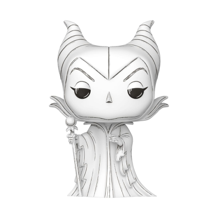 Figurine - Disney POP! Vinyl Figure Sketched- Maleficent 9 cm