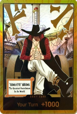 RAW Cards - Don!! (OP14 - Dracule Mihawk) (V.2) - NM | One Piece The Azure Sea's Seven