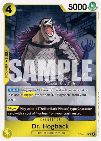 RAW Cards - Dr. Hogback (OP14-110) - NM | One Piece Legacy of the Master