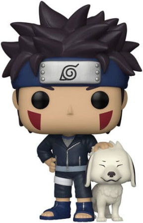 Figurine - Naruto POP! Animation Vinyl Figure Kiba w/Akamaru 9 cm