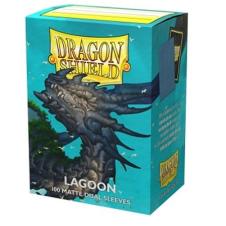 TCG Accessories - DRAGON SHIELD Dual Matte Sleeves - Lagoon 'Saras' (100 Sleeves)