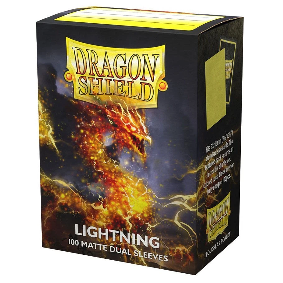 TCG Accessories - DRAGON SHIELD Dual Matte Sleeves - Lightning 'Ailia' (100 Sleeves)