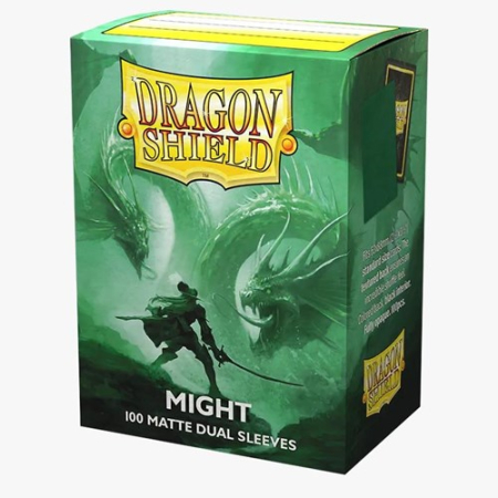 TCG Accessories - DRAGON SHIELD Dual Matte Sleeves - Might (100 Sleeves)