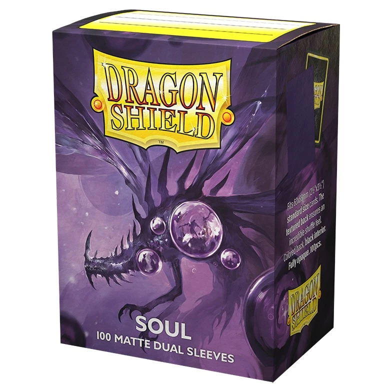 TCG Accessories - DRAGON SHIELD Dual Matte Sleeves - Soul (100 Sleeves)
