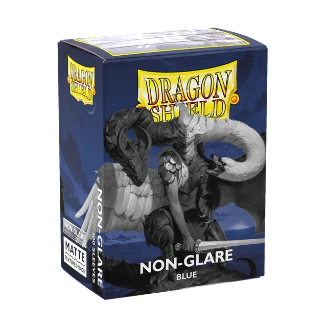 TCG Accessories - DRAGON SHIELD Matte Standard - Non-Glare Blue (100 Sleeves)