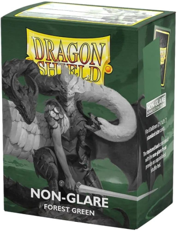 TCG Accessories - DRAGON SHIELD Matte Standard - Non-Glare Forest Green (100 Sleeves)