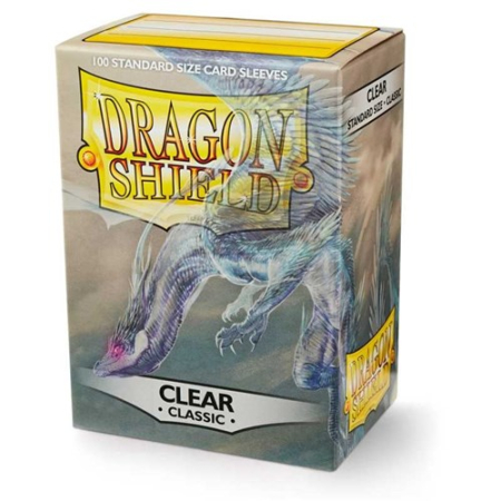 TCG Accessories - DRAGON SHIELD Standard Sleeves - Clear (100 Sleeves)