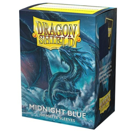 TCG Accessories - DRAGON SHIELD Standard Sleeves - Matte Midnight Blue (100 Sleeves)