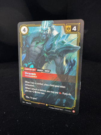 Draven, Vanquisher (V.2 - Showcase) SFD020 - NM | Riftbound Spiritforged [3]