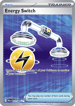 Pokemon MEGA: Pitch Black - Energy Switch (PBL 107) - NM | Pokemon MEGA: Pitch Black